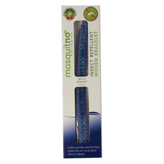 Mosquitno Insect repellent bracelet woven 1.00 Stuks