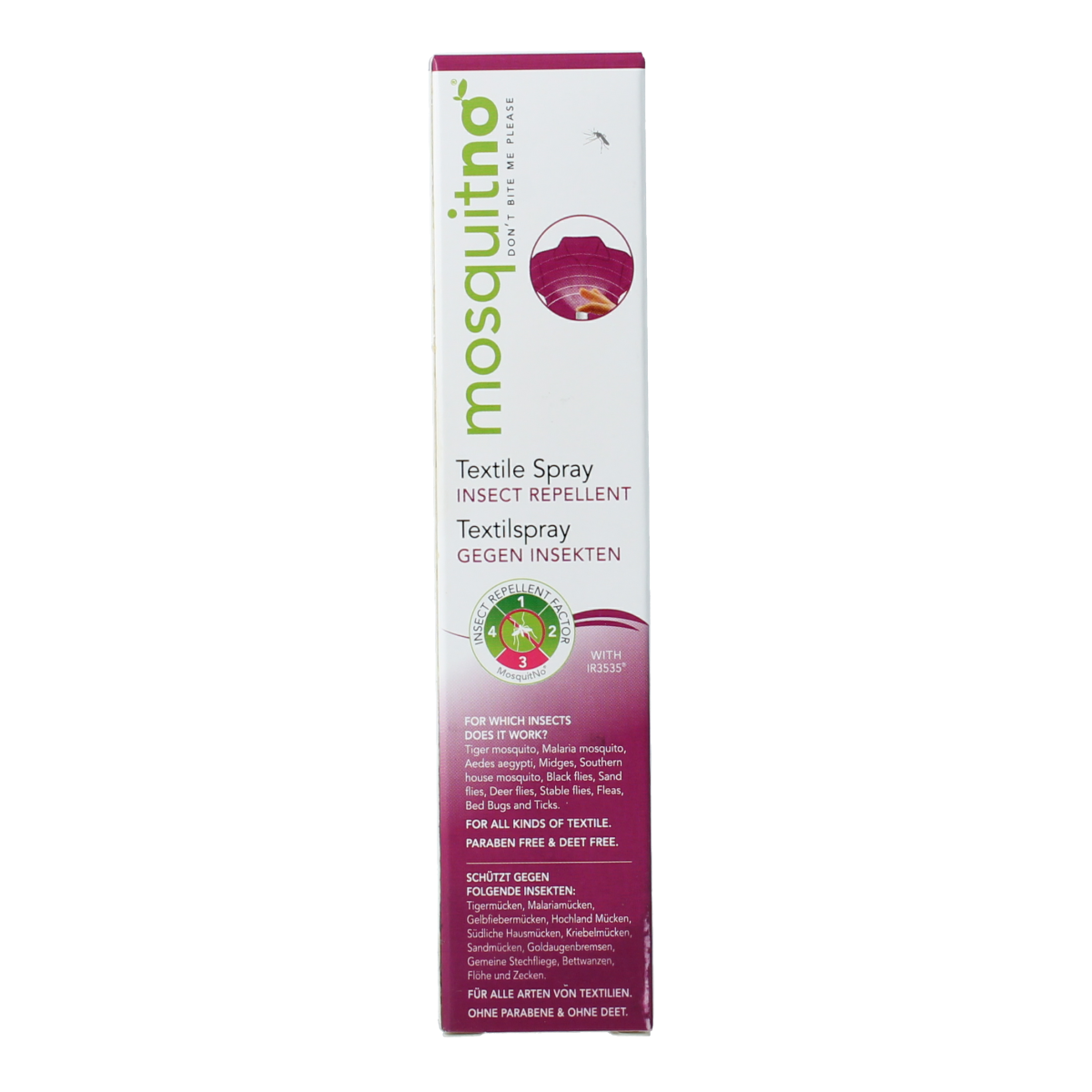 Mosquitno Insect textiel spray 50.00 Milliliter