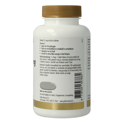 Golden Naturals Vitamine C 1000mg met rozenbottel 60.00 Tabletten