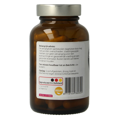 Hanoju L-Carnosine 400mg 60 Vegetarische capsules