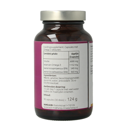 Hanoju Omega 3 visolie 90 Capsules