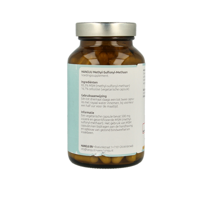 Hanoju MSM methyl 500mg 150 Vegetarische capsules