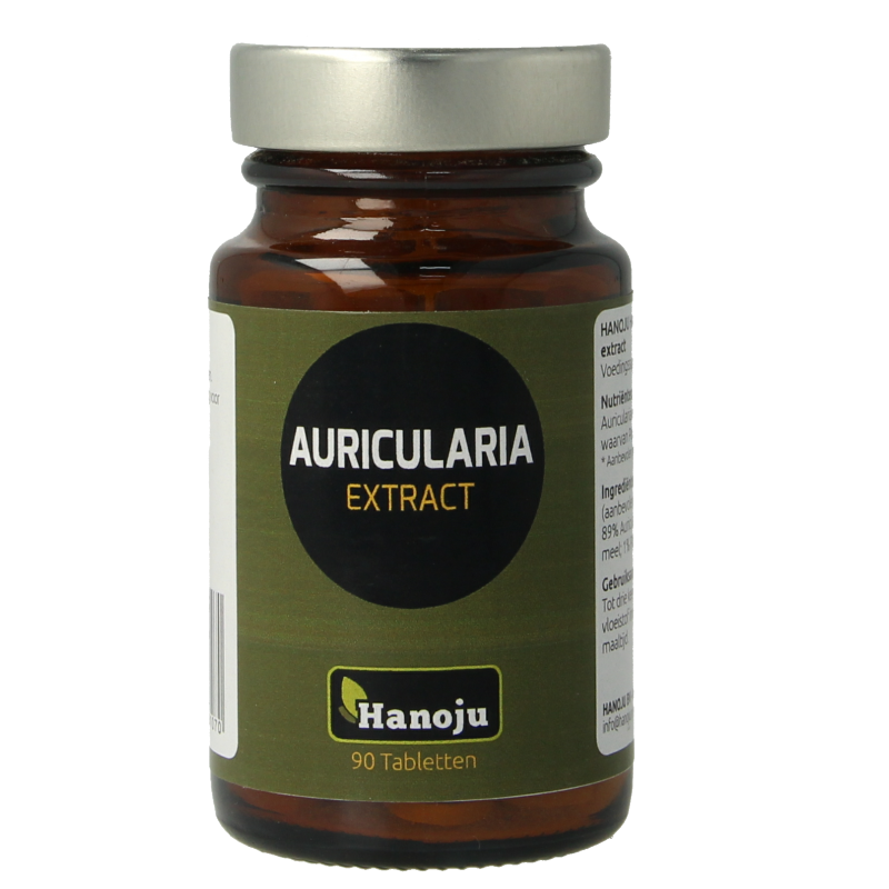 Hanoju Auricularia paddenstoel extract 90 Tabletten