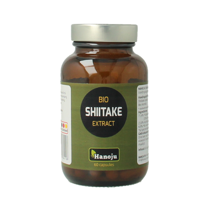 Hanoju Shiitake extract bio 60 Vegetarische capsules