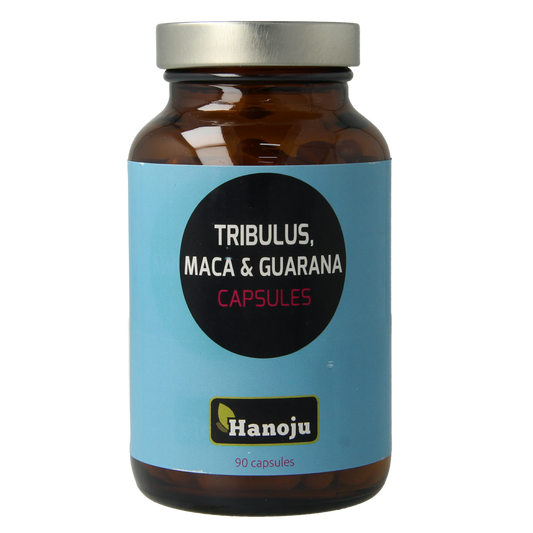 Hanoju Tribulus maca guarana extract 90.00 Vegetarische capsules