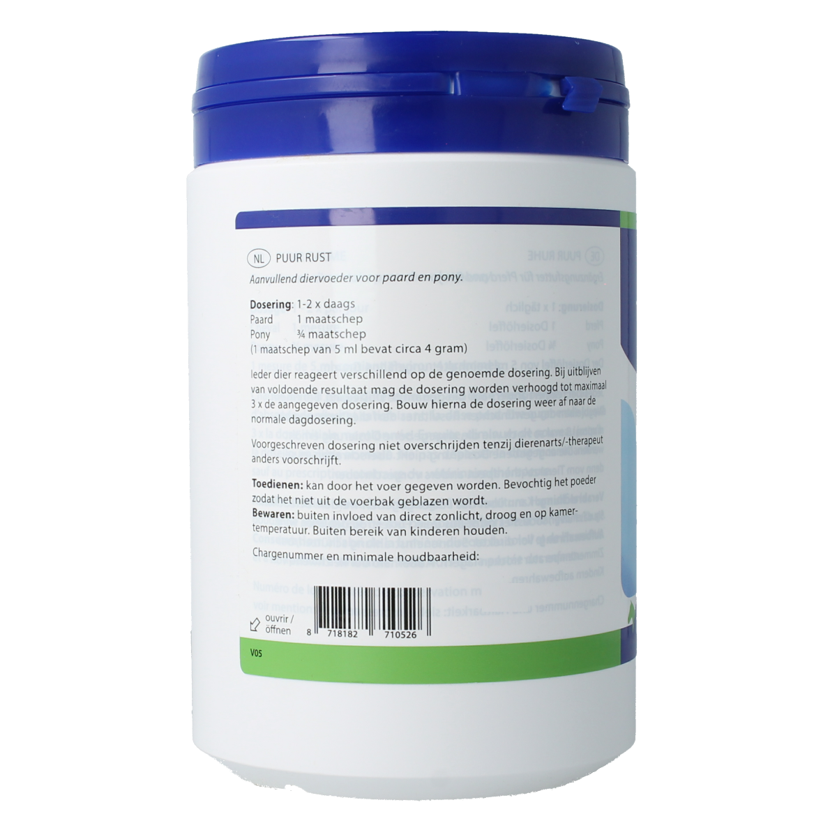 Puur Tranquil paard en pony 500.00 Gram