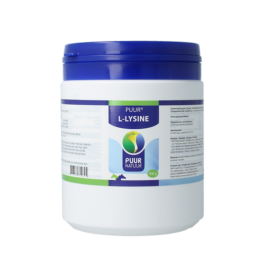 Puur L Lysine paard en pony 500.00 Gram