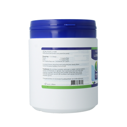 Puur L Lysine paard en pony 500.00 Gram