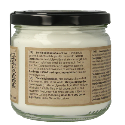 SteviJa Zoetpoeder - pot stevia 180.00 Gram