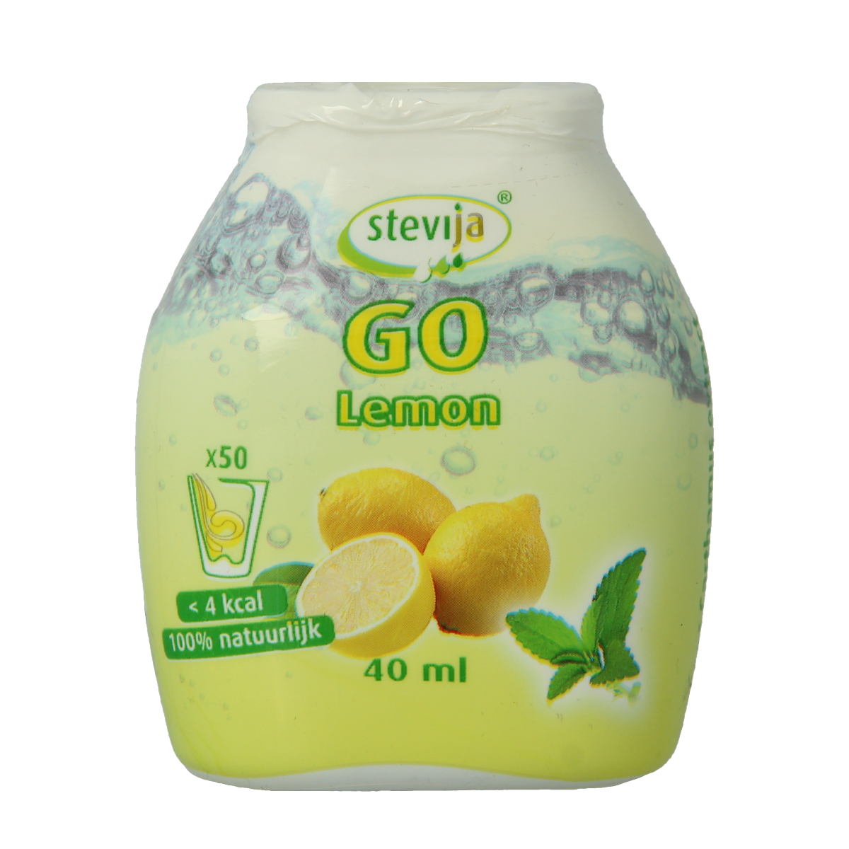 SteviJa Stevia limonadesiroop go lemon 40.00 Milliliter