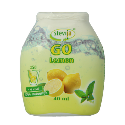 SteviJa Stevia limonadesiroop go lemon 40.00 Milliliter