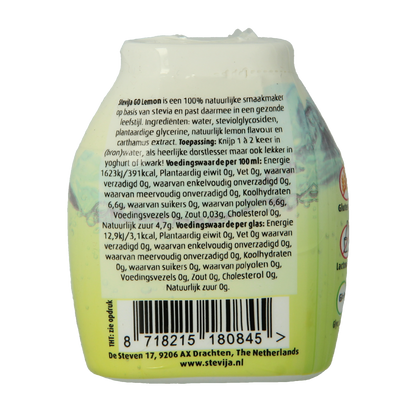 SteviJa Stevia limonadesiroop go lemon 40.00 Milliliter