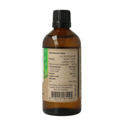 SteviJa Stevia vloeibaar naturel 100.00 Milliliter