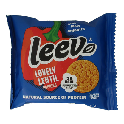 Leev Lovely lentil cakes paprika bio 18.00 Gram
