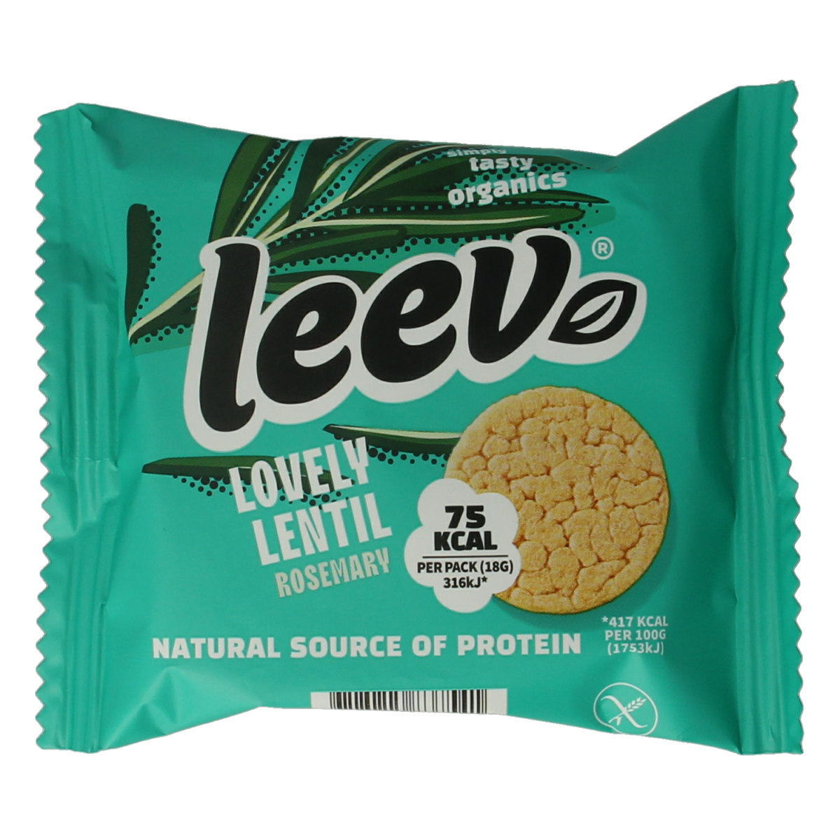 Leev Lovely lentil cakes rosemary bio 18.00 Gram