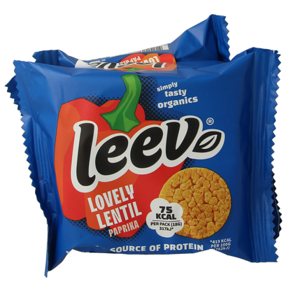 Leev Lovely lentil cakes paprika bio 54 Gram