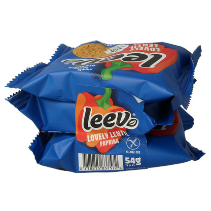 Leev Lovely lentil cakes paprika bio 54 Gram