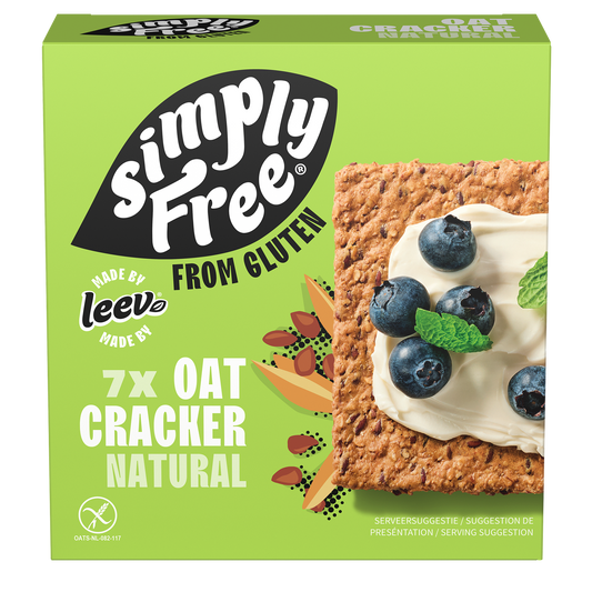 Leev Havercracker naturel free from gluten bio 100.00 Gram