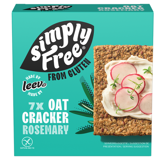 Leev Havercracker rozemarijn free from gluten bio 100.00 Gram