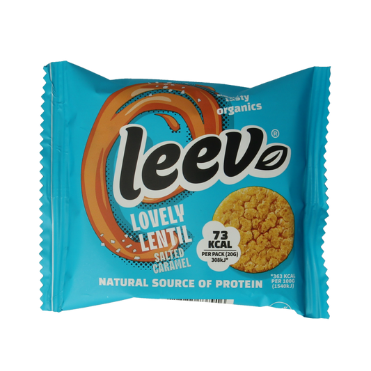 Leev Lovely lentil cakes caramel bio 20 Gram