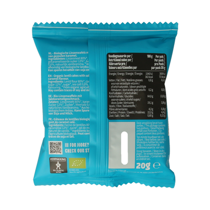 Leev Lovely lentil cakes caramel bio 20 Gram