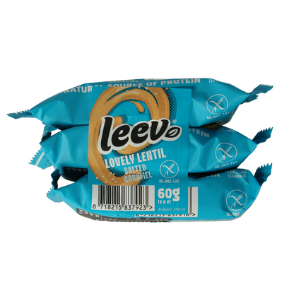 Leev Lovely lentil cakes caramel bio 60 Gram