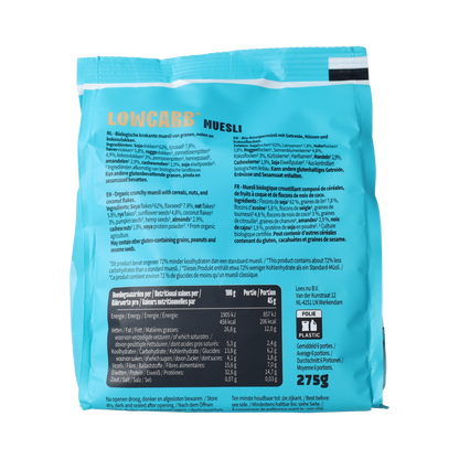 Leev Lowcarb muesli bio 275.00 Gram