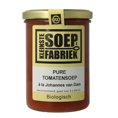Kleinstesoepfabriek Pure tomatensoep bio 400.00 Milliliter