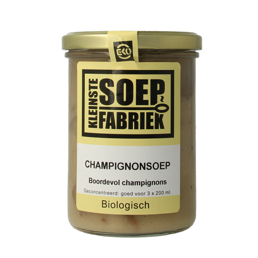 Kleinstesoepfabriek Champignonsoep bio 400 Gram