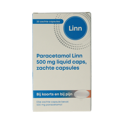 Linn Paracetamol 500mg liquid caps 20 Capsules
