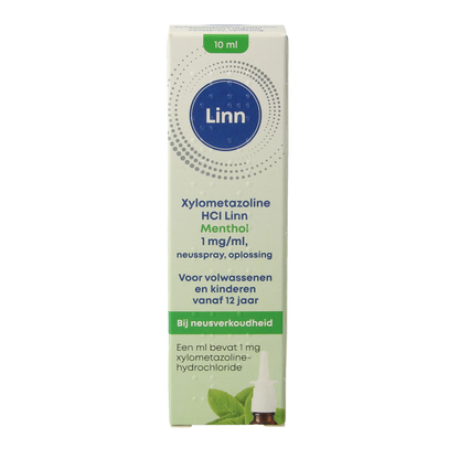 Linn Neusspray xylometazoline/menthol 1mg 10.00 Milliliter