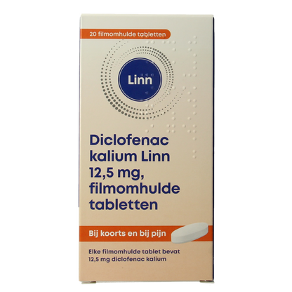 Linn Diclofenac 12.5mg 20.00 Stuks