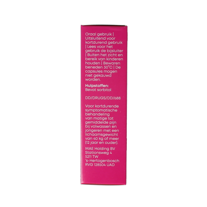 Linn Ibuprofen liquid 400mg suikervrij 20 Capsules