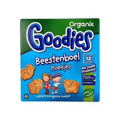 Organix Goodies Boerderijdieren koekjes 1+jr bio 100 Gram