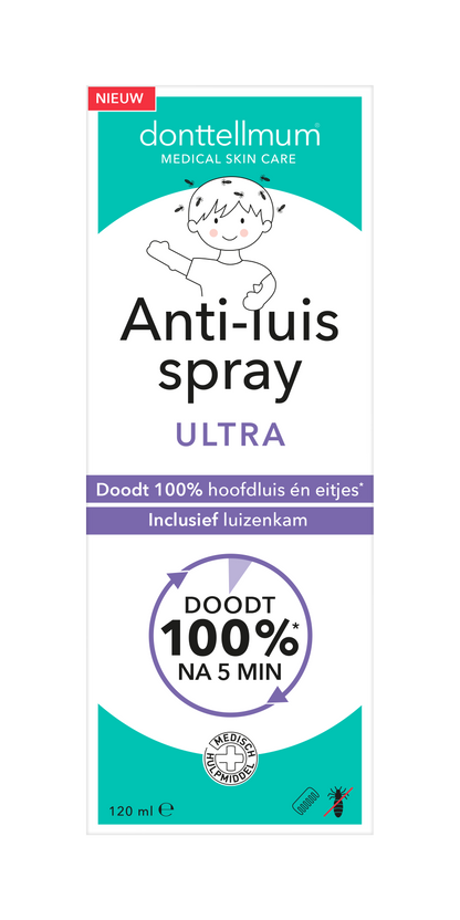 Donttellmum Anti luis spray ultra 120.00 Milliliter