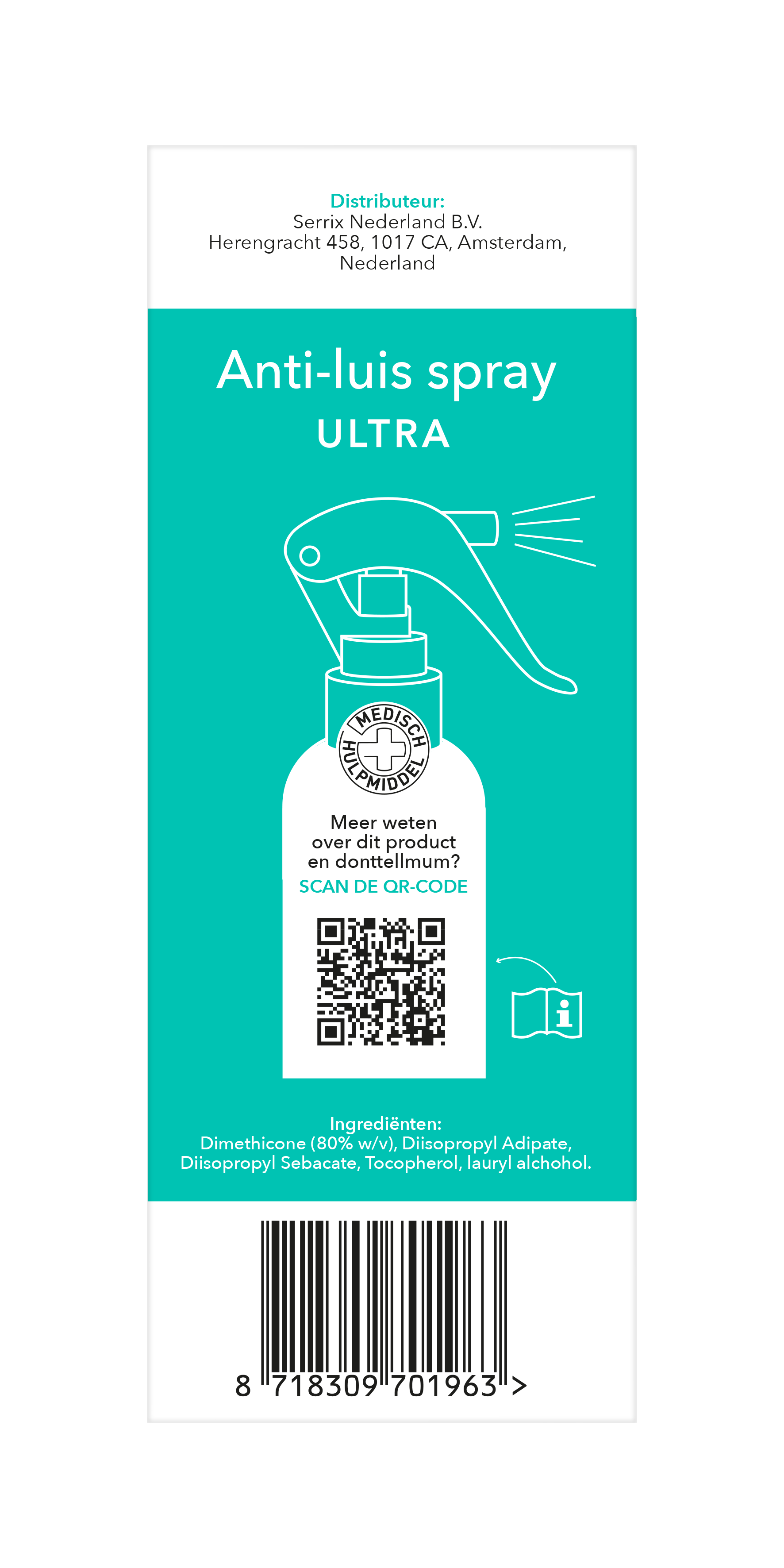 Donttellmum Anti luis spray ultra 120.00 Milliliter