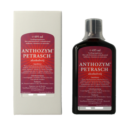 Petrasch Anthozym alcoholvrij 495 Milliliter
