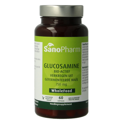 SanoPharm Glucosamine 750mg vegan 60.00 Capsules