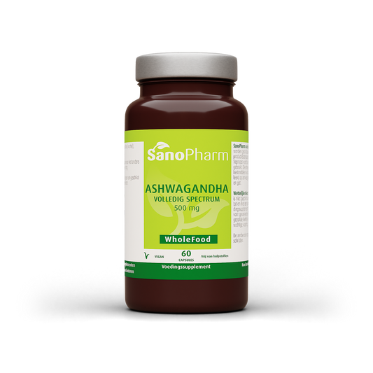 SanoPharm Ashwagandha wholefood 60.00 Capsules