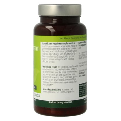 SanoPharm Zink  wholefood 30 Capsules