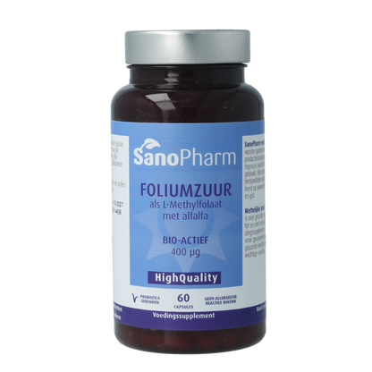 SanoPharm Foliumzuur met alfalfa high quiality 60 Capsules