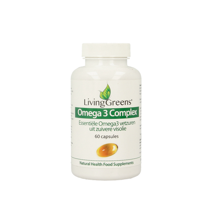 Livinggreens Omega 3 visolie complex 60 Capsules