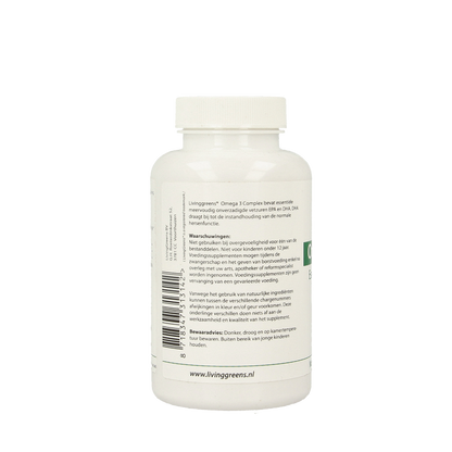 Livinggreens Omega 3 visolie complex 60 Capsules