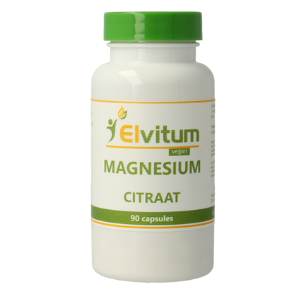 Elvitum  Magnesium citraat 90 Vegetarische capsules