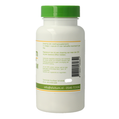 Elvitum  Magnesium citraat 90 Vegetarische capsules