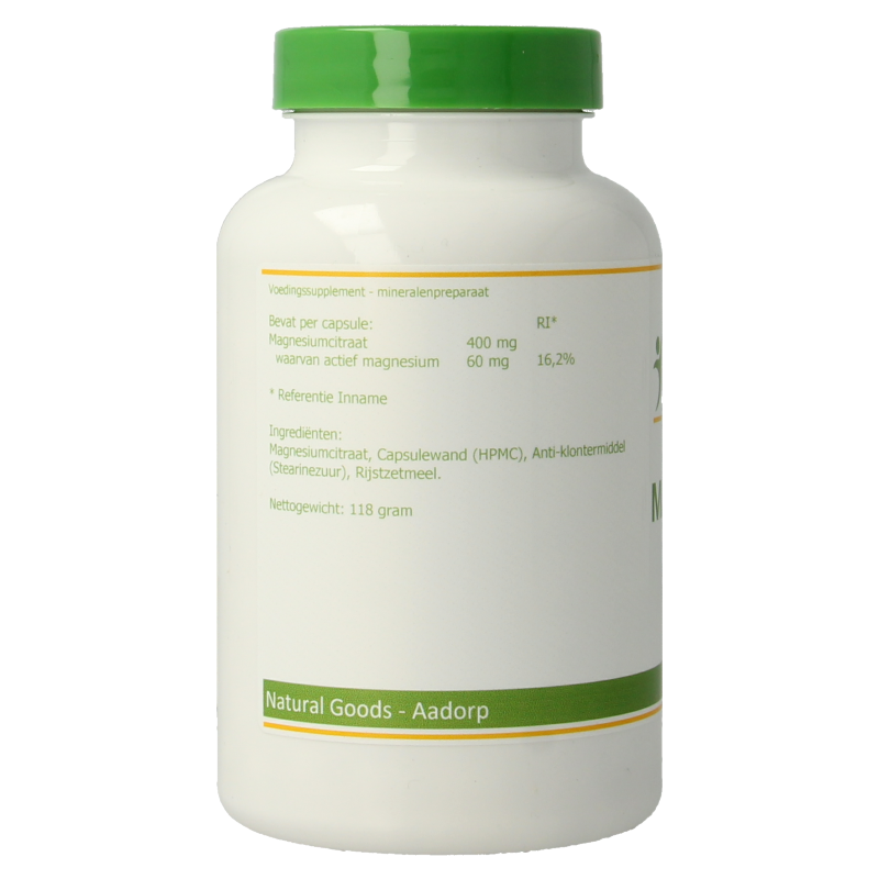 Elvitum  Magnesium citraat 180 Vegetarische capsules