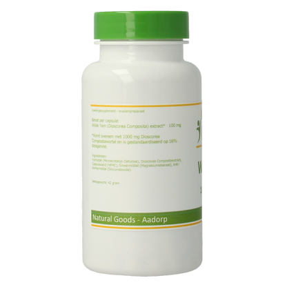 Elvitum  Wild yam 100mg 16% diosgenine 120 Vegetarische capsules