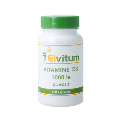 Elvitum  Vitamine D3 1000IE/25mcg 120 Capsules