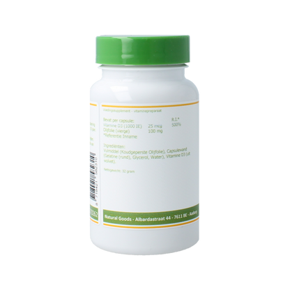 Elvitum  Vitamine D3 1000IE/25mcg 120 Capsules
