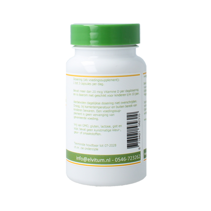 Elvitum  Vitamine D3 1000IE/25mcg 120 Capsules